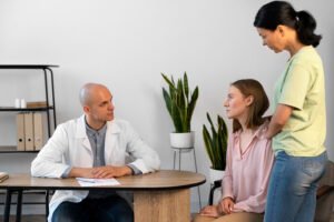 woman going through abortion process